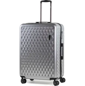 Cestovní kufr ROCK TR-0192 L, stříbrná