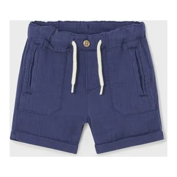 Chlapecké mušelínové kraťasy Mayoral 11236 modré, 1241 zelené barva: modrá, Rozměr: 92