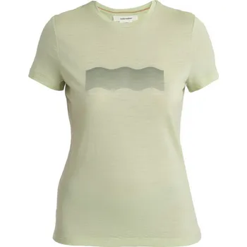 Dámské tričko ICEBREAKER Wmns Merino 150 Tech Lite III SS Tee Contour Waves, Glazen velikost: S