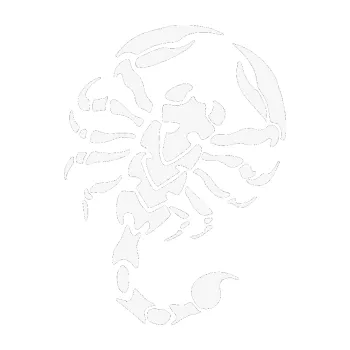 Polep vozidla SAMOLEPKA Štír 016 levá (09 - bílá) NA AUTO, NÁLEPKA, FÓLIE, POLEP, TUNING, VLASTNÍ TEXT, TISK, AUTOSAMOLEPKY.cz, POLEPY, OBRÁZEK, LOGO, SAMOLEPKY