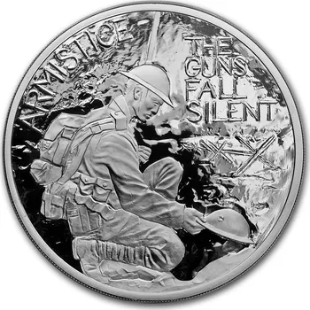 První světová válka, příměří 1918, 5 Oz Ag Proof