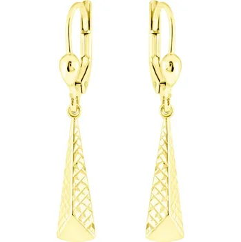 Náušnice GEMMAX GLEYN-02207 Zlaté