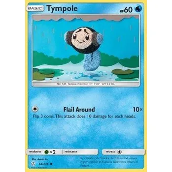 Volný čas Pokémon CEC 058/236 Tympole - Cosmic Eclipse Stav: Excellent, Verze: NORMAL