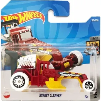 auto na autodráhu Hot Wheels Street Cleaver červený