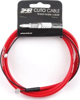 Lanko pro jízdní kolo 34R Clito Cable bowden s lankem 1300/1600 mm červený