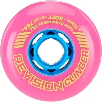 Kolečko k in-line bruslím Kolečka Revision Clinger Indoor Pink/Blue (1ks), 80, 74A Revision
