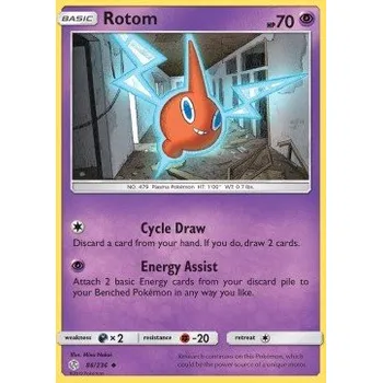 Volný čas Pokémon CEC 086/236 Rotom - Cosmic Eclipse Stav: Excellent, Verze: NORMAL