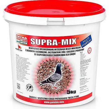 Krmivo pro ptáka Supramix 5kg - směs gritů, vitaminů,semen, kvasnic, aminokyselin, anýzu