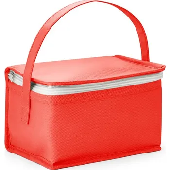 IZMIR. Chladicí taška 3 l z netkané textilie (80 g/m²) - Červená