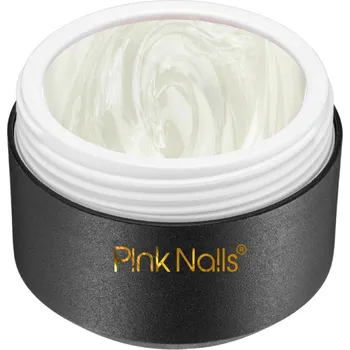 Umělé nehty Polygel gel porcelain clear 30ml v kelímku