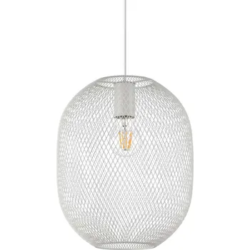 Ideal Lux Designové závěsné svítidlo NET ⌀24cm Barva: Bílá