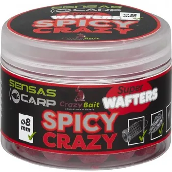 Boilies Sensas Wafters Super Spicy Crazy (koření) 8mm 80g