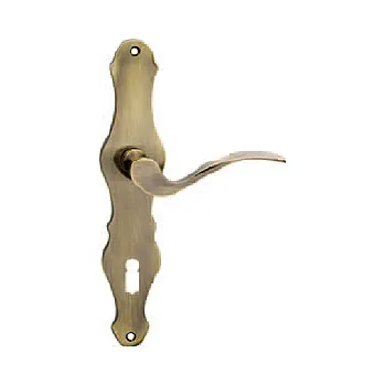 Dveřní kování Dveřní kování COBRA MÜNSTER (OFS - bronz česaný), klika levá / koule, Otvor na cylindrickou vložku PZ, COBRA OFS (bronz česaný), 72 mm