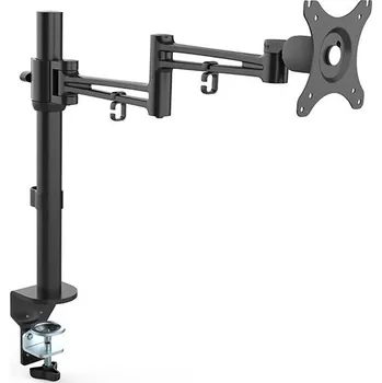 Držák monitoru Polohovatelný držák monitoru MS002 černý