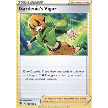 Karetní hra Pokémon karta Gardenia's Vigor 143/189