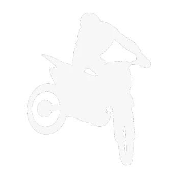 Samolepící dekorace SAMOLEPKA Motorka 037 pravá motokros (09 - bílá) NA AUTO, NÁLEPKA, FÓLIE, POLEP, TUNING, VLASTNÍ TEXT, TISK, AUTOSAMOLEPKY.cz, POLEPY, OBRÁZEK, LOGO, SAMOLEPKY