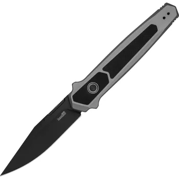 kapesní nůž Kershaw Launch 17 Black Clippoint Gray Aluminum