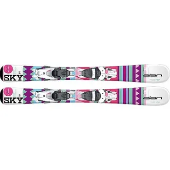 Sjezdové lyže Elan Sky QS + EL 4.5 AC Shift Velikost: 100 L white/pink/blue+V solid white 18/19