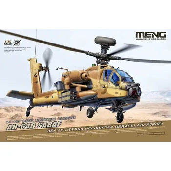 Plastikový model Meng 1/35 Boeing AH-64D Saraf Heavy Attack Helicopter (Israeli Air Force)