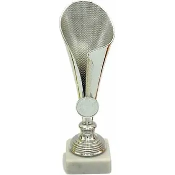 Sportovní pohár Ekonom NJE0155B Výška poháru: 20 cm, Barva: Stříbrná