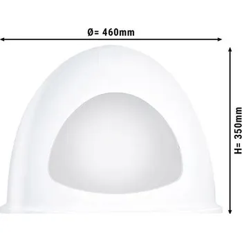 Pec na pizzu G.Gastro Kryt z plexiskla pro vařič na vejce - bílý matný