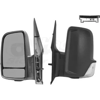 Auto zrcátko Vnější zpětné zrcátko VAN WEZEL 3077811