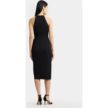 Dámské šaty Lauren Ralph Lauren Koktejlové šaty 250933432001 Černá Slim Fit 4