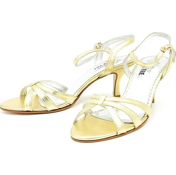 Dámské lodičky Dámské páskové lodičky EFFE TRE 91965 zlaté Barva: zlatá, Velikost: 40