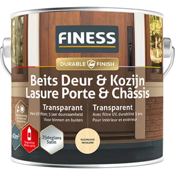 Lak na dřevo SPS Finess lazura UV středněvrstvá - satén 0,75l