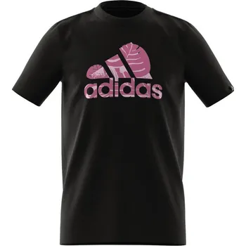 Dívčí tričko Tričko adidas Badge of Sport Nature Jr HR8148 152CM