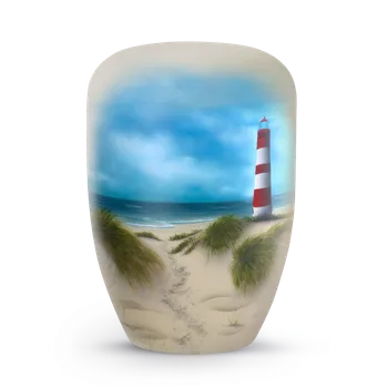 Smuteční dekorace Ekologická urna Airbrush - Maják