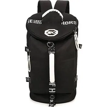 Městský batoh Plátěný cestovní batoh s velkou kapacitou - F