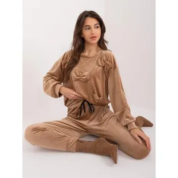 Dámská souprava s kalhotami OVA tmavě béžová