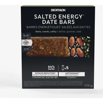 DECATHLON Energetická tyčinka s datlemi a semínky 36 g slaná 5 ks