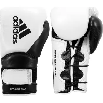 Boxerské rukavice Boxerské rukavice Adidas Hybrid 350 Duo Lace - bílá