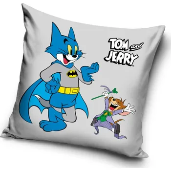 Polštář Povlak na polštářek Tom a Jerry jako Batman a Joker