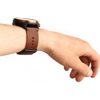 Řemínek na hodinky Řemínek Suunto 20mm Urban 2 Leather Strap Size M Brown Black