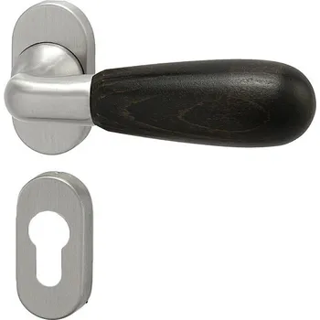 Dveřní kování Dveřní kování HOLAR WS 00, OR (eben), klika-klika, Otvor na cylindrickou vložku PZ, HOLAR matný satin