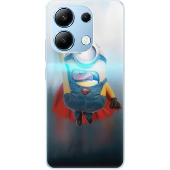 Pouzdro na mobilní telefon Odolné silikonové pouzdro iSaprio - Mimons Superman 02 - Xiaomi Redmi Note 13