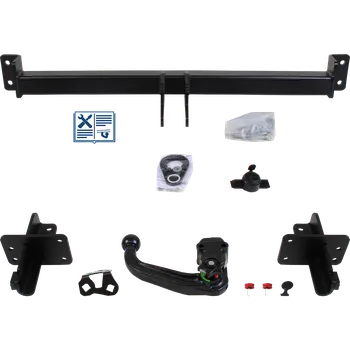 Tažné zařízení Westfalia tažné zařízení Odnímatelné Tažné rameno zasunuté zespodu - MERCEDES-BENZ E-CLASS