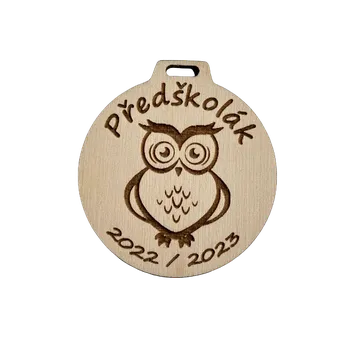 DCH Dřevěná medaile - Předškolák