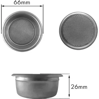 Příslušenství pro přípravu kávy Filtr páky kávovaru SanMarco , FCS , Leva , dvouporcový, 14g