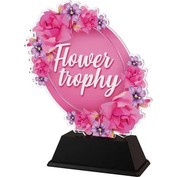 Poháry Bauer Akrylátová trofej FA200M27 | Květinová edice