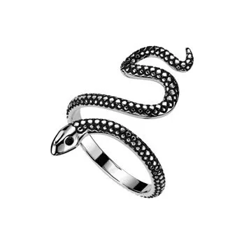 Prsten OPR1929-60 Ocelový prsten had