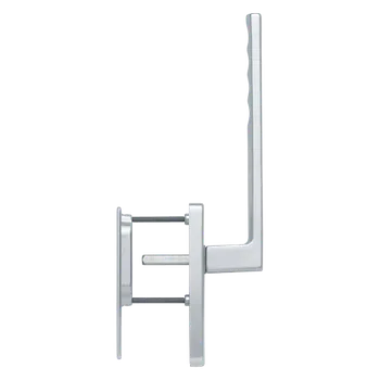 Okenní klika HOPPE garnitura Toulon Barva: stříbrná, Provedení: klika - mušle, Otvor: bez otvoru na klíč