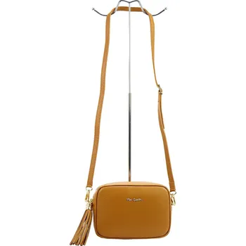 Kožená crossbody kabelka Pierre Cardin FRZ 1501 camel