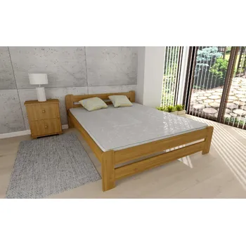 Postel Postel z masivu Union 180x200 cm olše + rošt ZDARMA