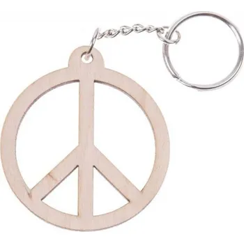 Přívěsek na klíče 5,5 cm - Hippie