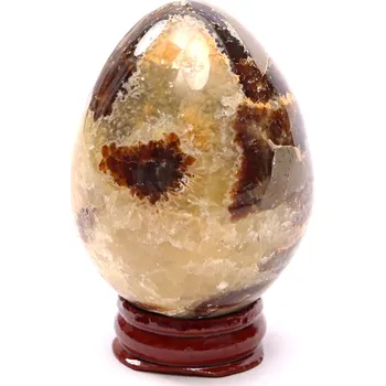 Drahý kámen Magieprirody.cz Septárie dračí vejce 62 mm 192 g + dřevěný podstavec #B444