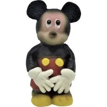 Jedlá dekorace na dort Marcipánová figurka Mickey - velká 10 cm ROZMĚR 10 X 5 cm